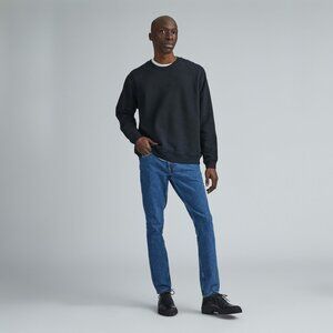 Everlane Men's Slim 4-Way Stretch Organic Jean | Uniform in Marine, Size 30x30